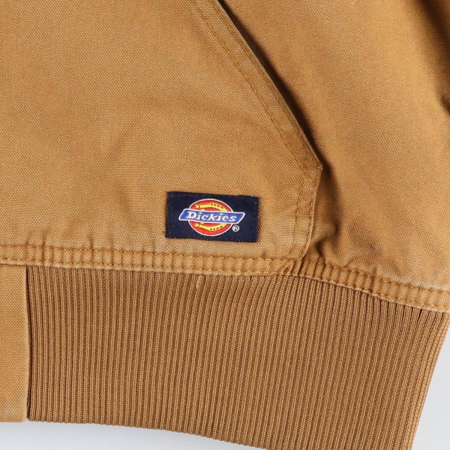 古着 ディッキーズ Dickies A LEGEND IN WORK アクティブジャケットタイプ 中綿入り ダックフルジップパーカー メンズL相当/eaa645747 Dickies（ディッキーズ） 古着 Dickies A LEGEND IN WORK アクティブ