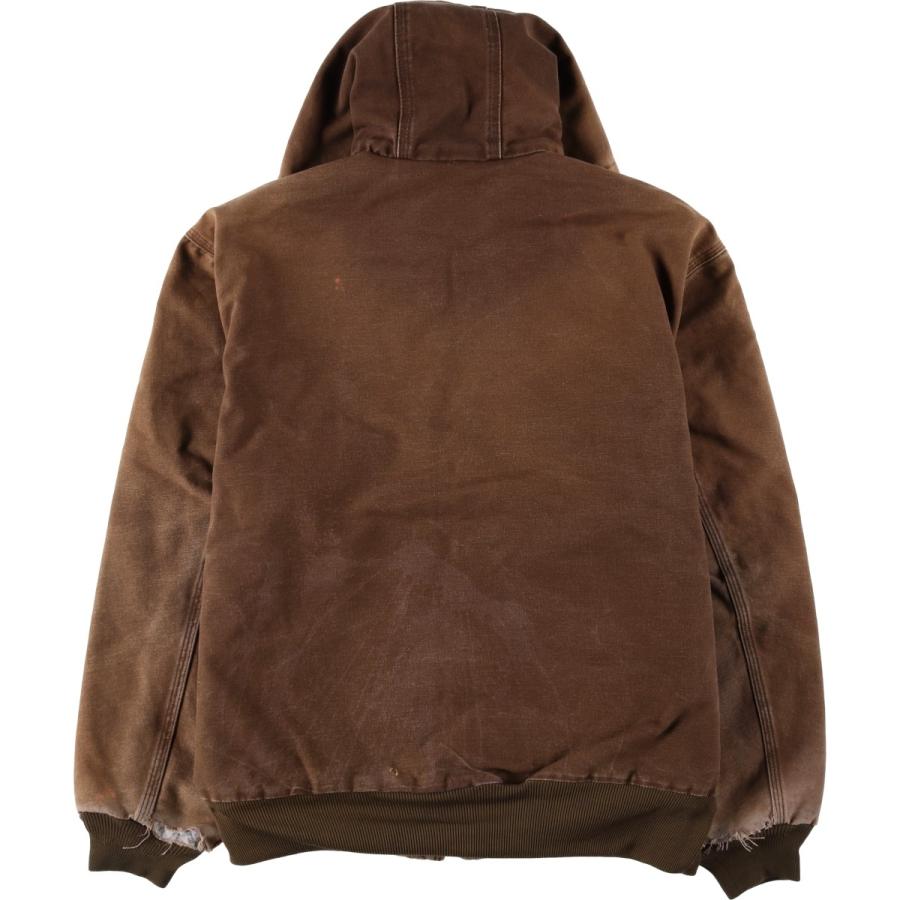 古着 カーハート Carhartt アクティブジャケット 中綿入り ダックフルジップパーカー メンズXL相当/eaa645754 Carhartt（カーハート） 古着 アクティブジャケット 中綿入り ダック