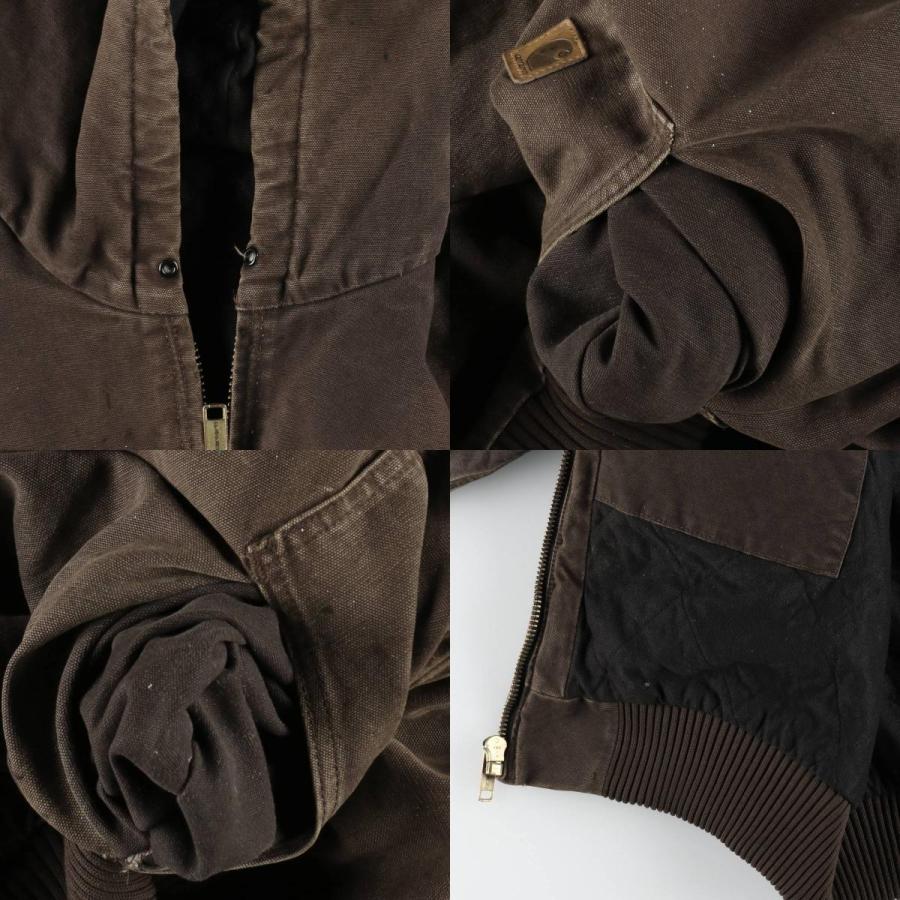 古着 カーハート Carhartt アクティブジャケット 中綿入り ダックフルジップパーカー メンズXXL相当/eaa645759 Carhartt（カーハート） 古着 アクティブジャケット 中綿入り ダック