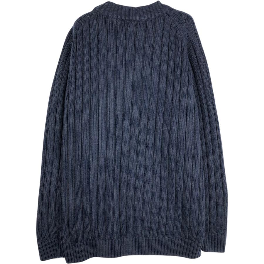 LACOSTE（ラコステ） 古着 モックネック リブ編み アクリルニット