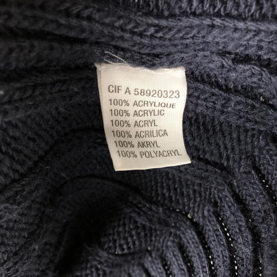 LACOSTE（ラコステ） 古着 モックネック リブ編み アクリルニット