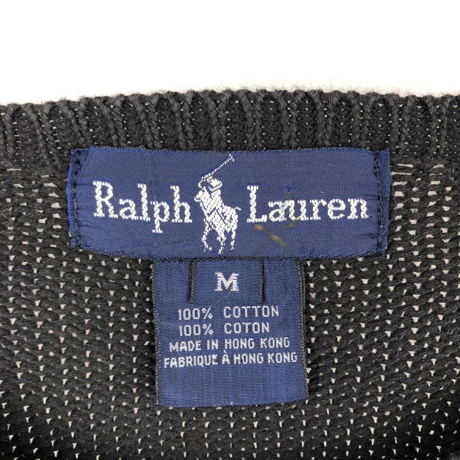 古着 ラルフローレン Ralph Lauren コットンニットセーター メンズM