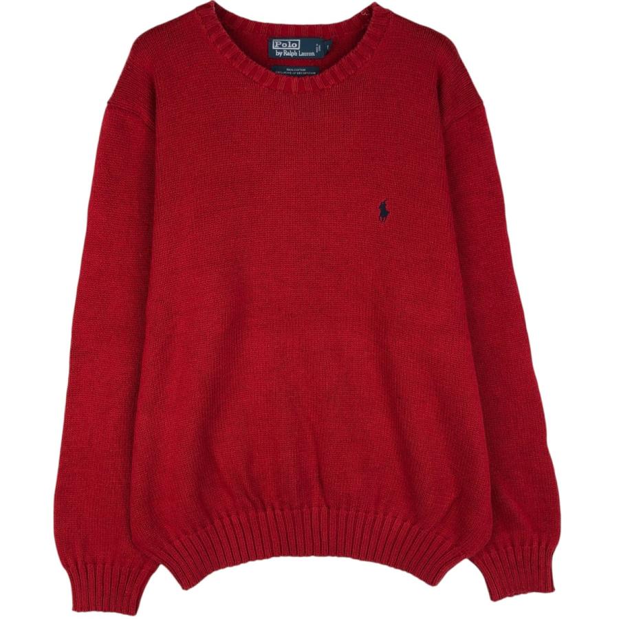 古着 ラルフローレン Ralph Lauren POLO by コットンニットセーター 