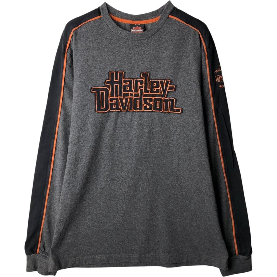 ハーレーダビットソン Harley-Davidson ロンT　 XL 古着 ハーレーダビッドソン Harley-Davidson ロングTシャツ ロンT