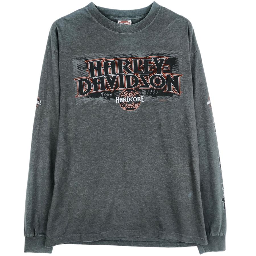 USA製 XLサイズ Harley-Davidson ロンT 古着 ハーレーダビッドソン Harley-Davidson ロングTシャツ ロンT USA