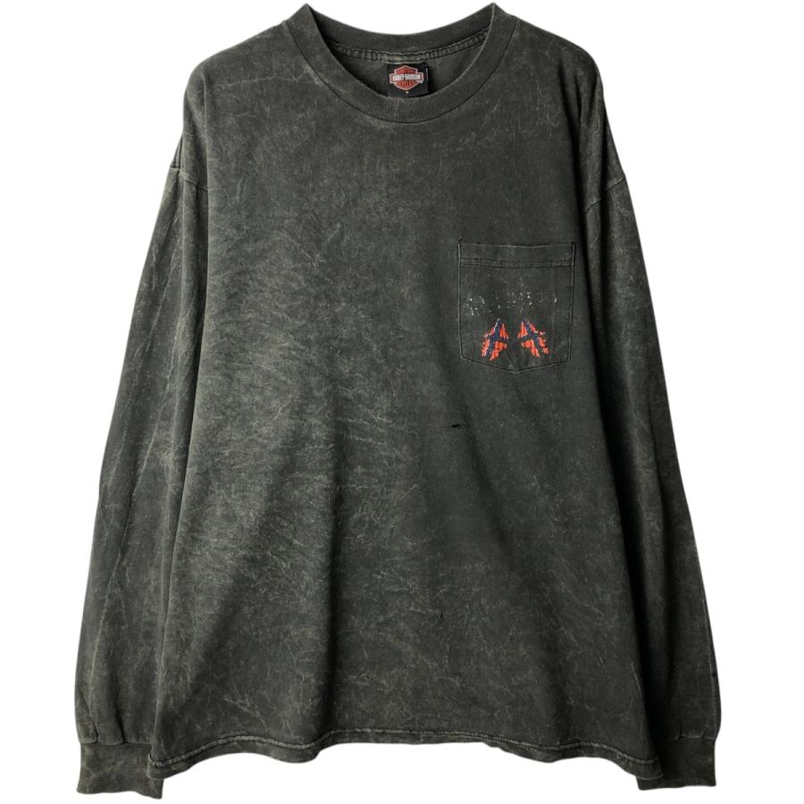 古着 ハーレーダビッドソン Harley-Davidson ロングTシャツ ロンT USA