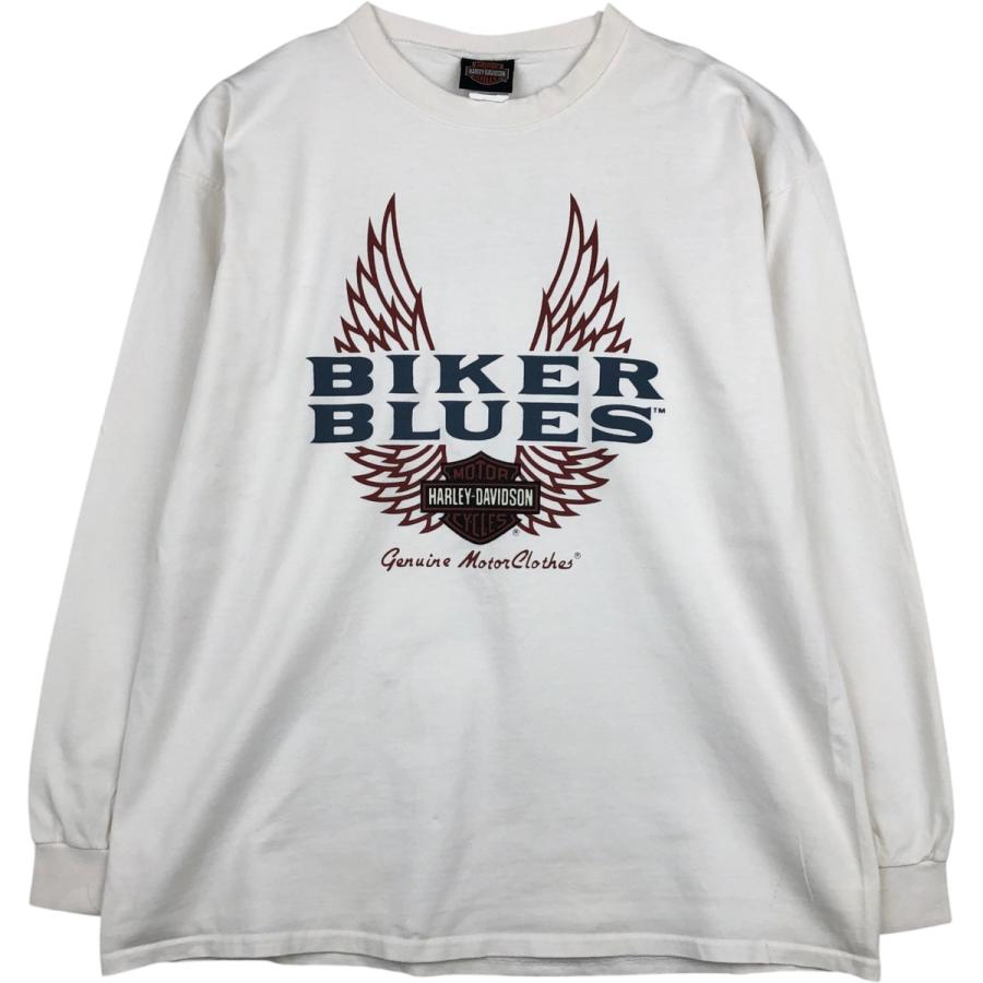 Savannah Harley-Davidson 長袖カットソー 古着 ハーレーダビッドソン Harley-Davidson モーターサイクル ロングT