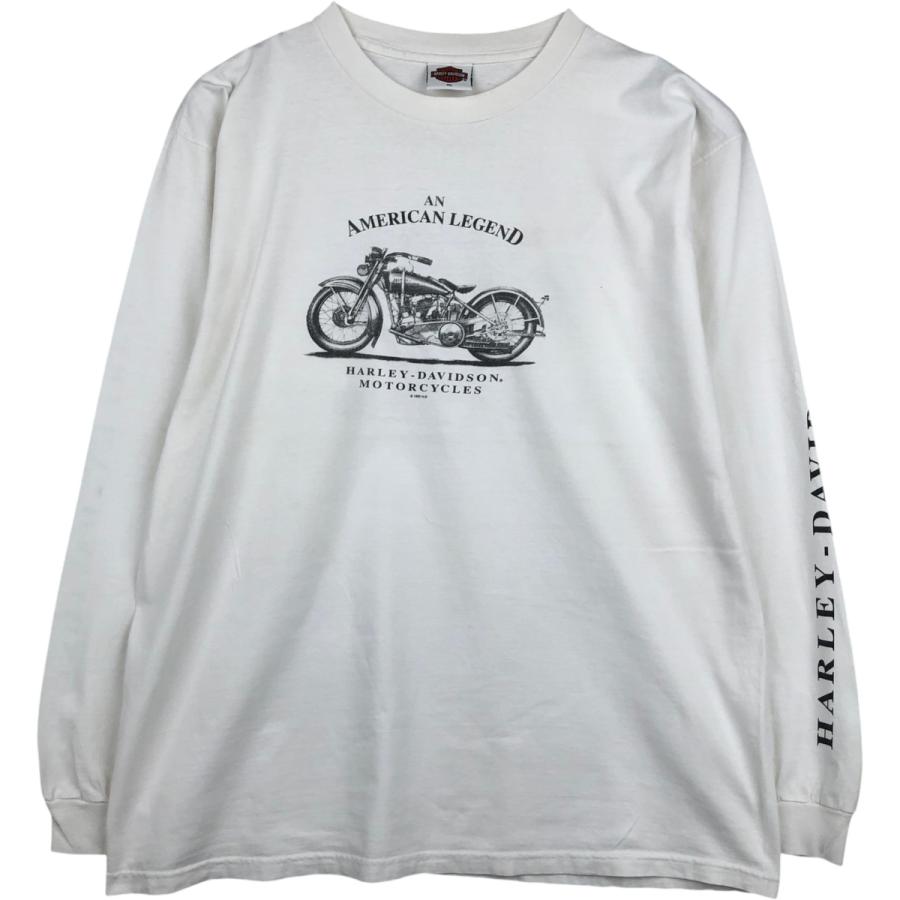 古着 ハーレーダビッドソン Harley-Davidson モーターサイクル ロングT