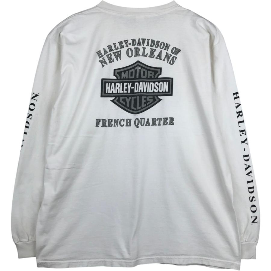 古着 ハーレーダビッドソン Harley-Davidson モーターサイクル ロングT