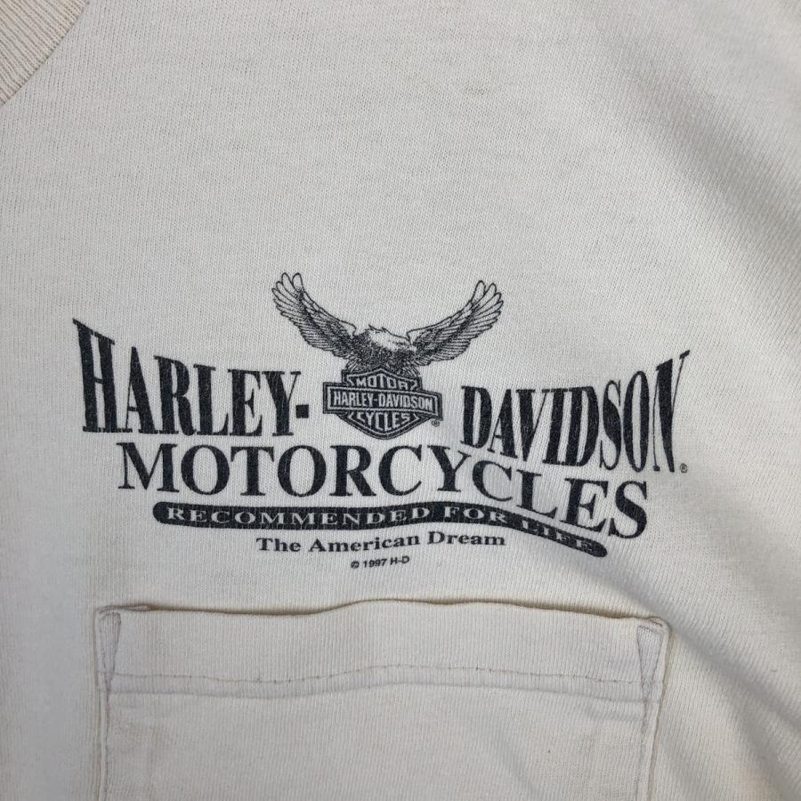 古着 90年代 ハーレーダビッドソン Harley-Davidson 鷲柄 イーグル柄