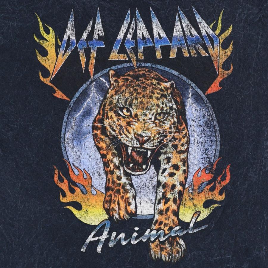 古着 DEF LEPPARD デフレパード レオパード柄 ヒョウ柄 バンドTシャツ