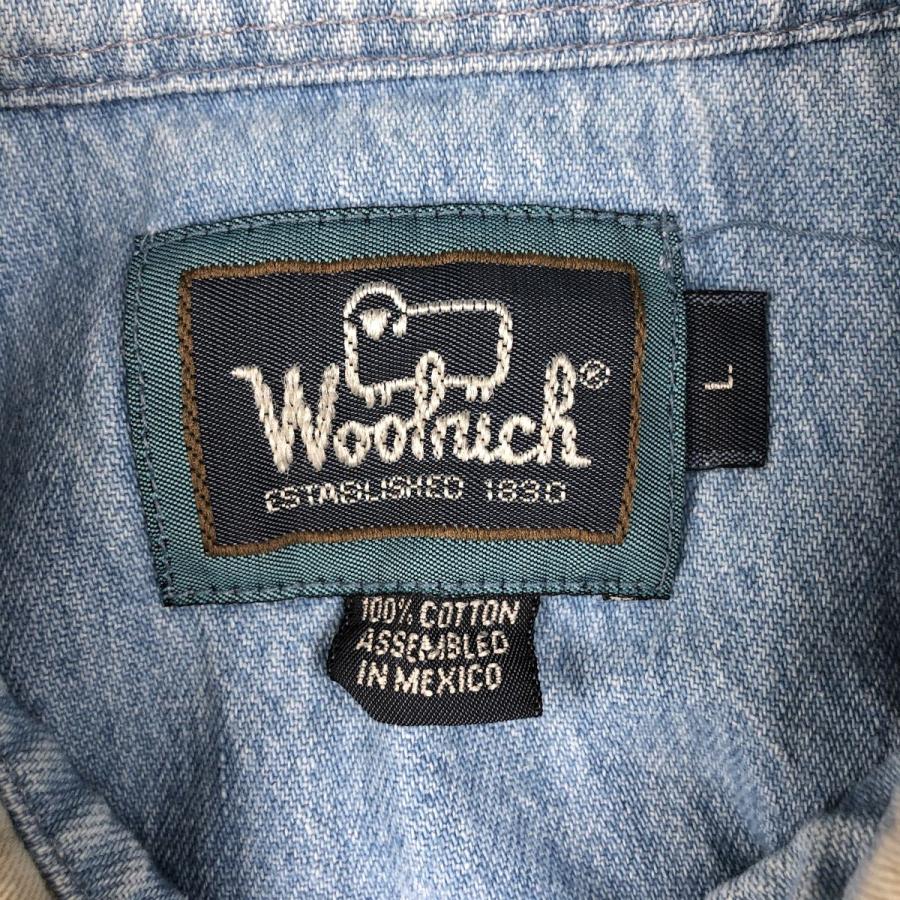 WOOLRICH（ウールリッチ） 古着 90年代~ 長袖 デニムシャツ メンズL