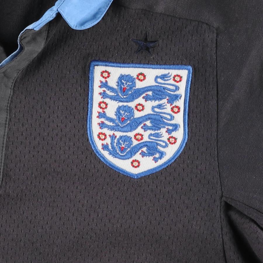 未使用 アンブロ イングランド代表 サッカー ゲームシャツ ユニフォーム umbro（アンブロ） 古着 イングランド代表 オープンカラー サッカー