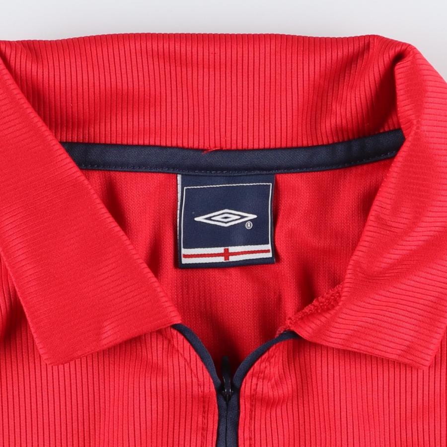 umbro（アンブロ） 古着 イングランド代表 襟付き ハーフジップ