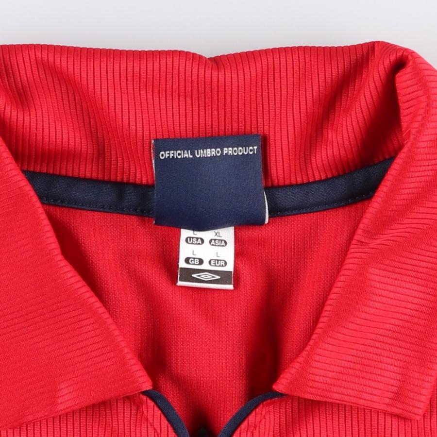 umbro（アンブロ） 古着 イングランド代表 襟付き ハーフジップ
