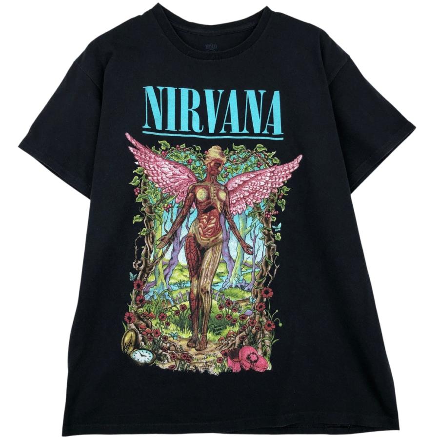 古着 NIRVANA ニルヴァーナ バンドTシャツ バンT メンズL相当