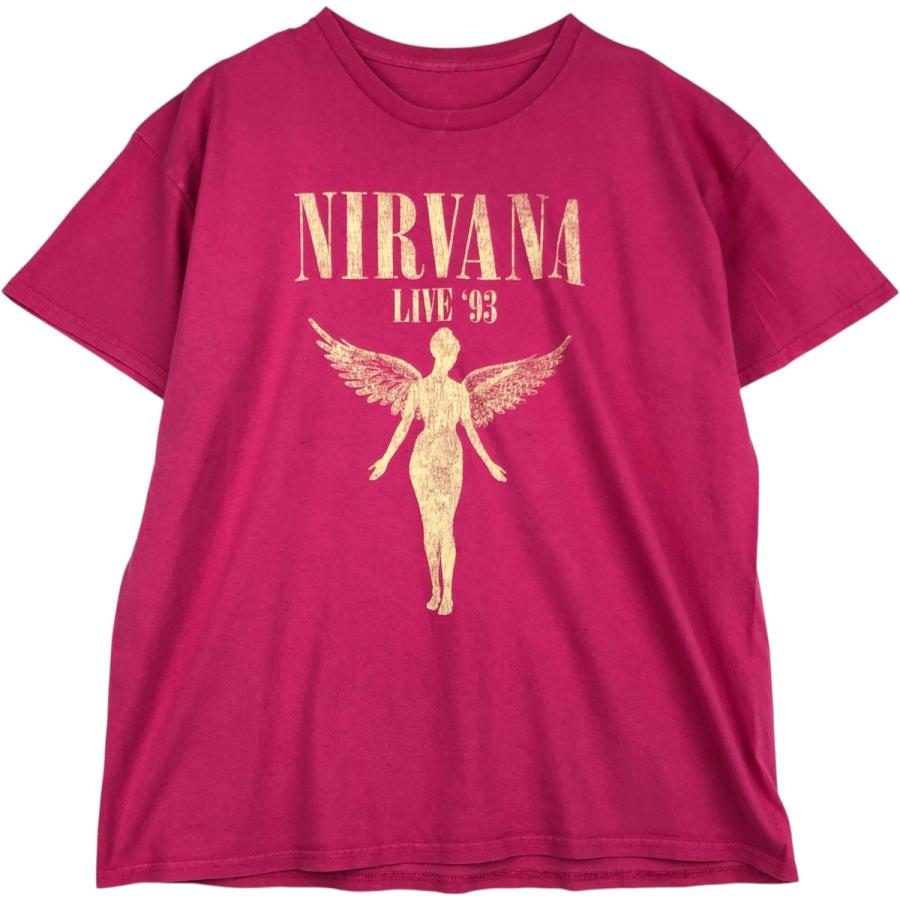 古着 NIRVANA ニルヴァーナ バンドTシャツ バンT メンズL相当 