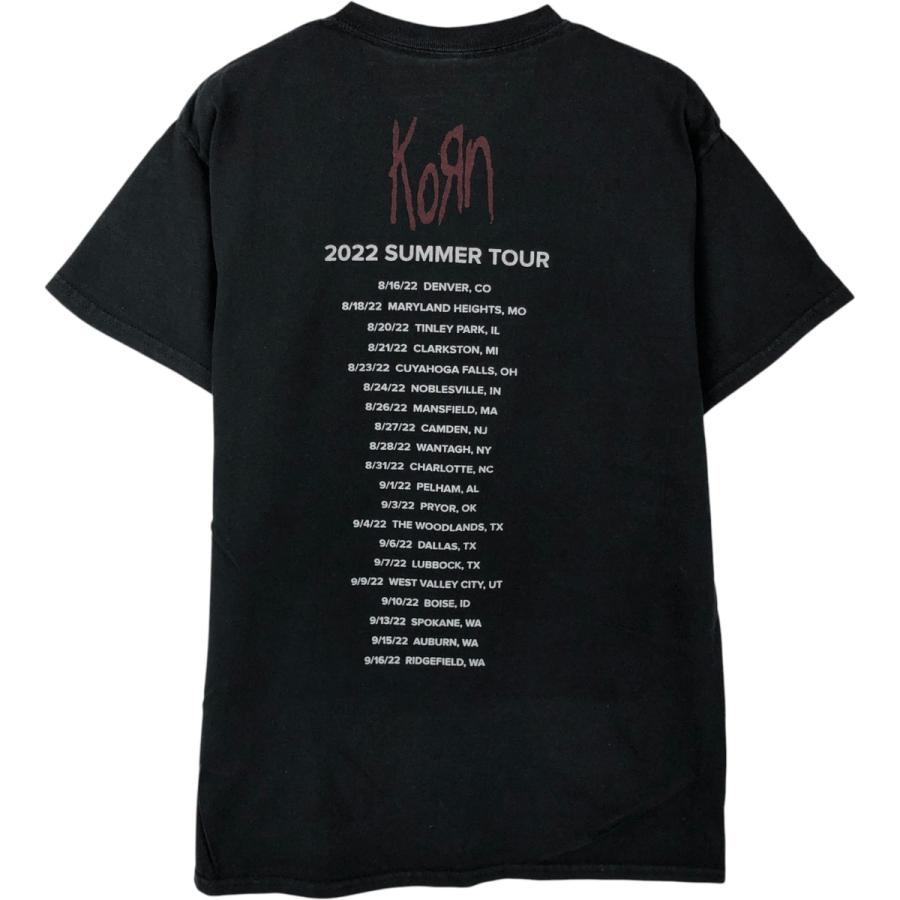 Korn バンドtシャツ　バンt ヴィンテージTシャツ 古着 KORN コーン バンドTシャツ バンT メンズM相当 /eaa647193 : 古着