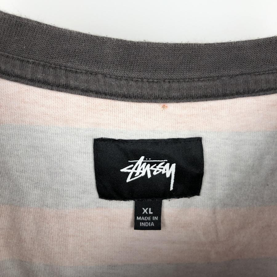 STUSSY（ステューシー） 古着 ボーダー柄 サーフ スケート ロングT