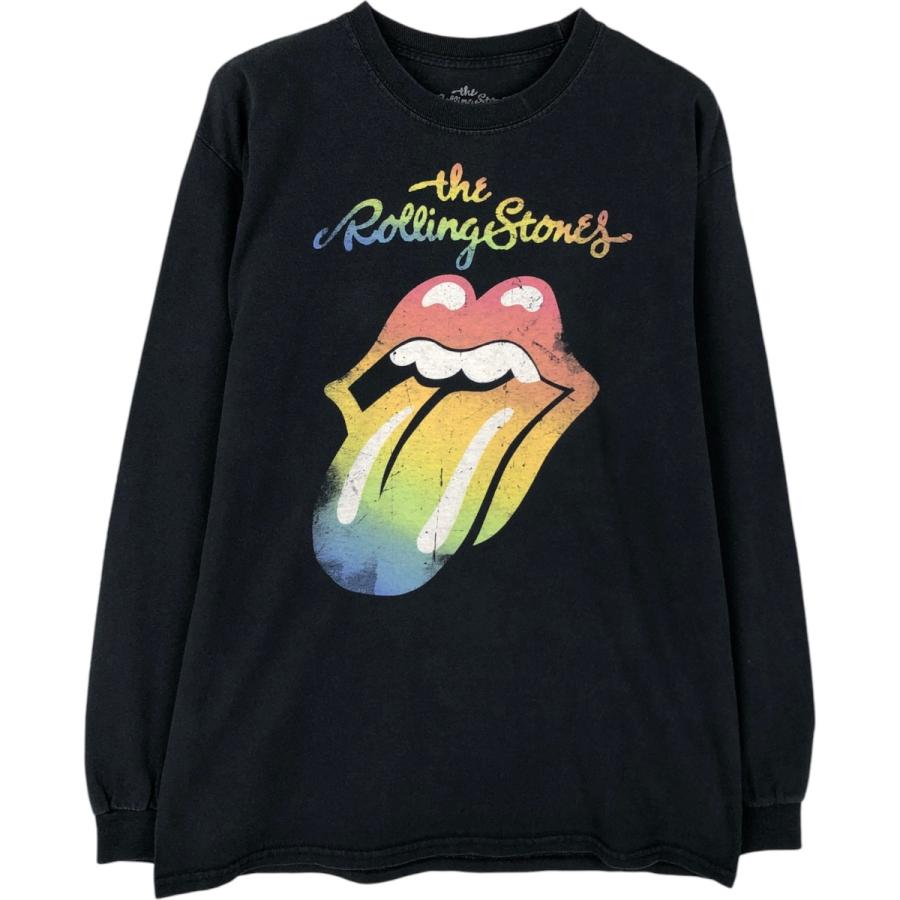 希少 90s ROLLING STONES ヴィンテージ バンドTシャツ 当時物 古着 The Rolling Stones ローリングストーンズ ロンT バンドTシャツ