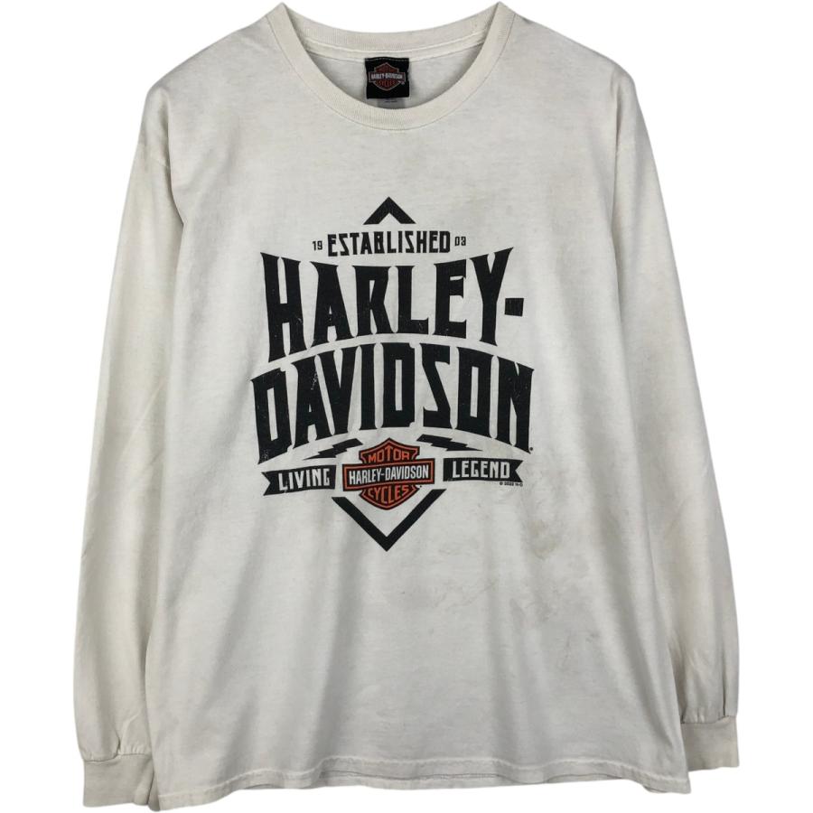 古着 ハーレーダビッドソン Harley-Davidson 鷲柄 イーグル柄 モーター