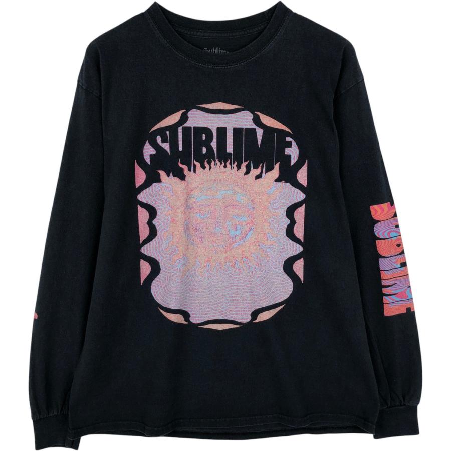 Sublime バックプリント Tシャツ L ブラック　バンドT サブライム 古着 SUBLIME サブライム ロンT バンドTシャツ バンT メンズL相当