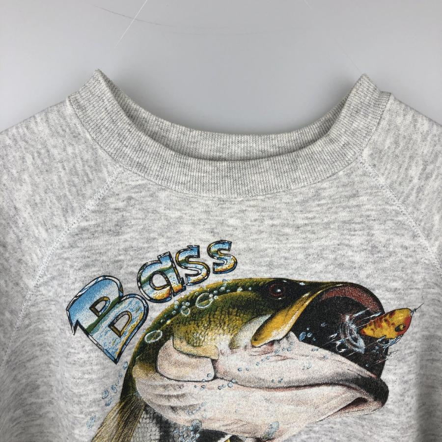 古着 80年代 プリント 魚柄 アニマル スウェットシャツ トレーナー