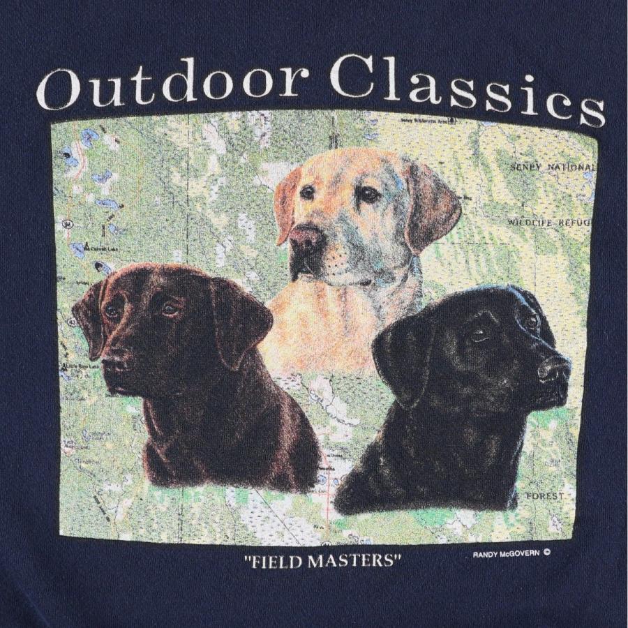 古着 90年代 Environmental Artwear, Inc. 犬柄 アニマル スウェット