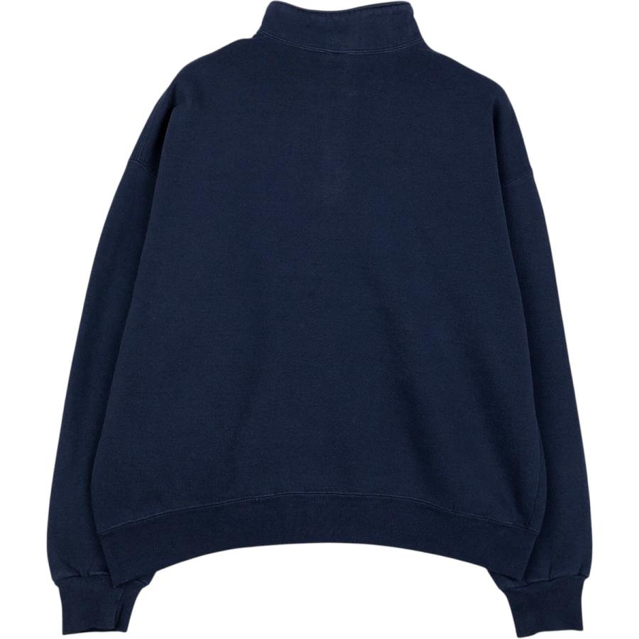 古着 90年代 ラッセル Russell ハーフジップスウェットシャツ