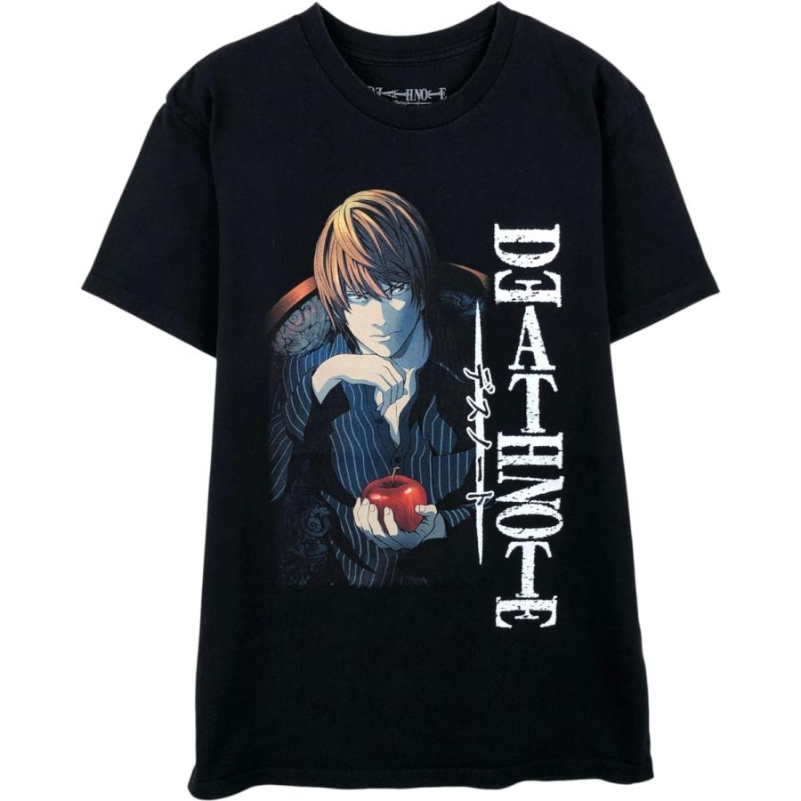 古着 DEATH NOTE デスノート 夜神月 アニメ キャラクタープリントT