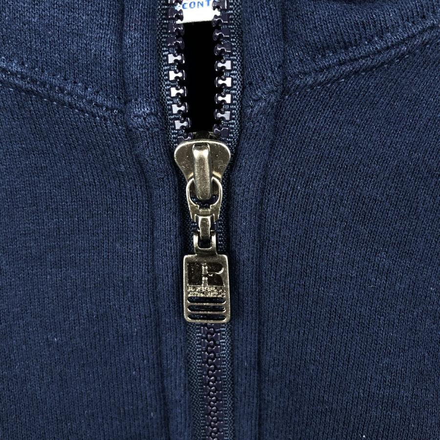 古着 90年代 ラッセル Russell ハーフジップスウェットシャツ