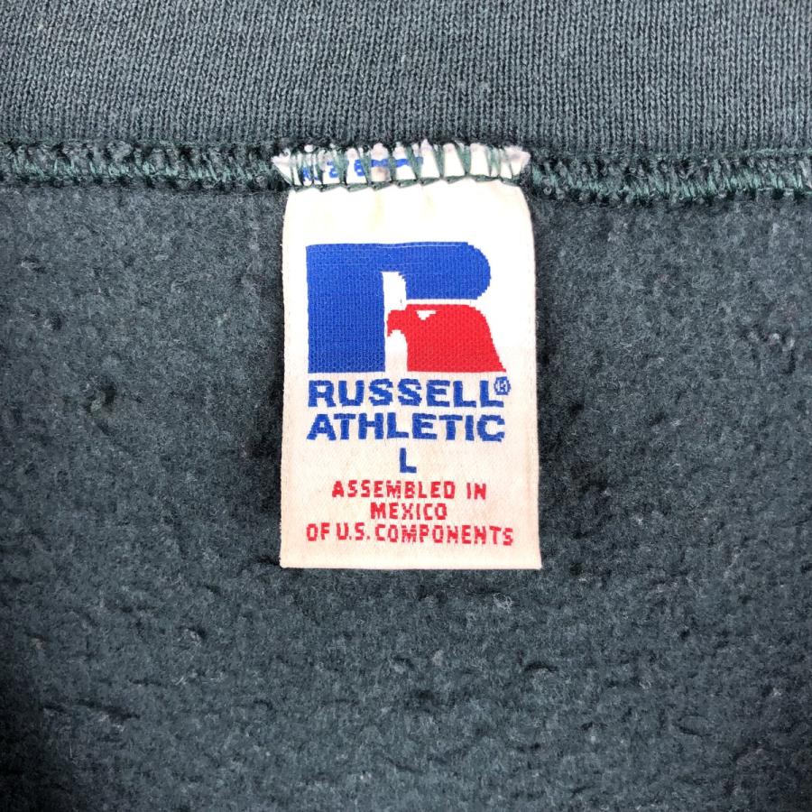 古着 90年代 ラッセル Russell ハーフジップスウェットシャツ