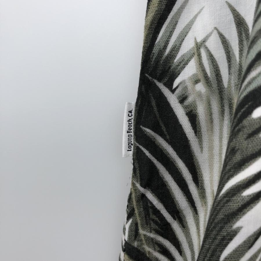 STUSSY（ステューシー） 古着 総柄 リーフ柄 オープンカラー レーヨン