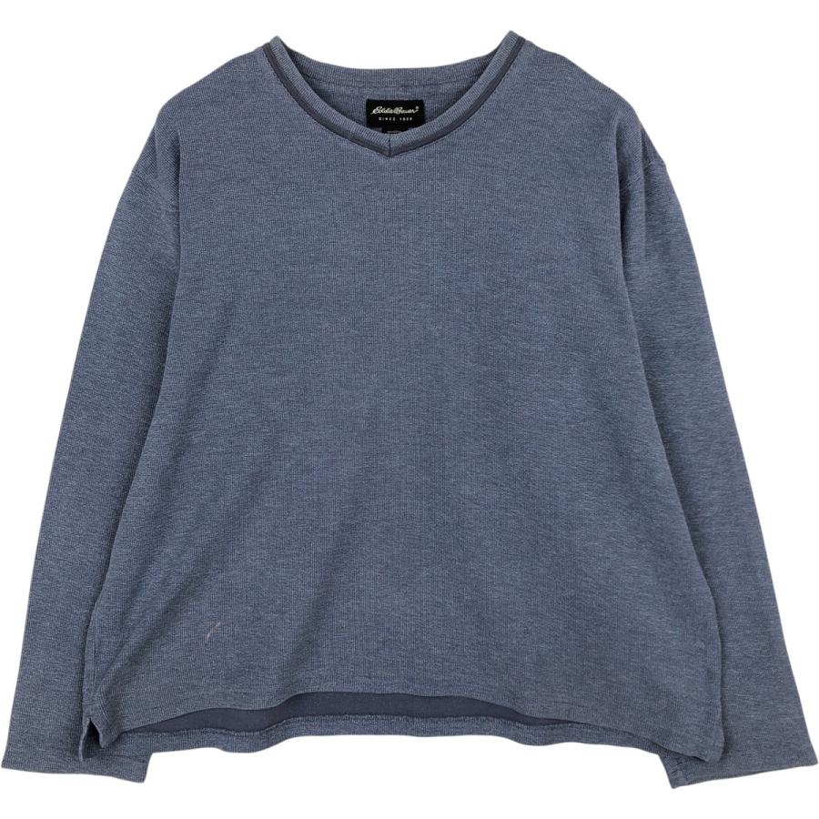 Eddie Bauer（エディーバウアー） 古着 Eddie Bauer Vネック サーマル 