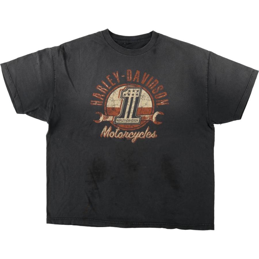 古着 ハーレーダビッドソン Harley-Davidson ドクロ柄 スカル柄