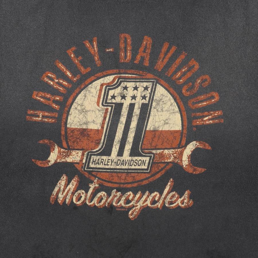 古着 ハーレーダビッドソン Harley-Davidson ドクロ柄 スカル柄