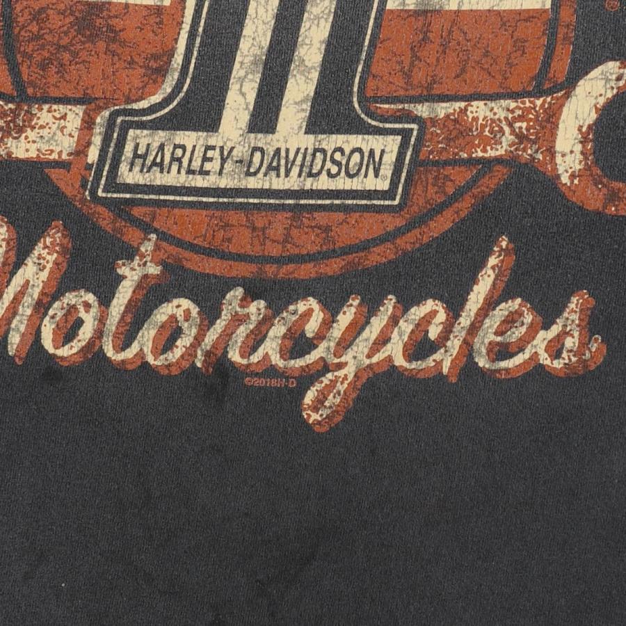 古着 ハーレーダビッドソン Harley-Davidson ドクロ柄 スカル柄