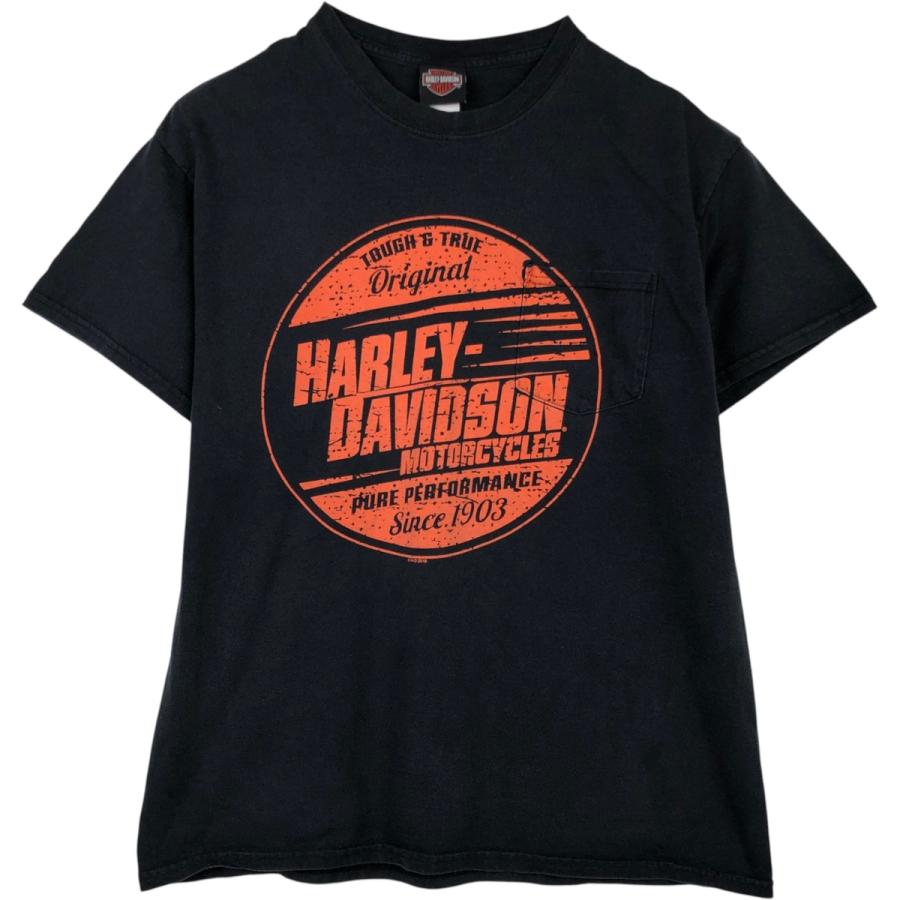 古着 ハーレーダビッドソン Harley-Davidson モーターサイクル バイクT