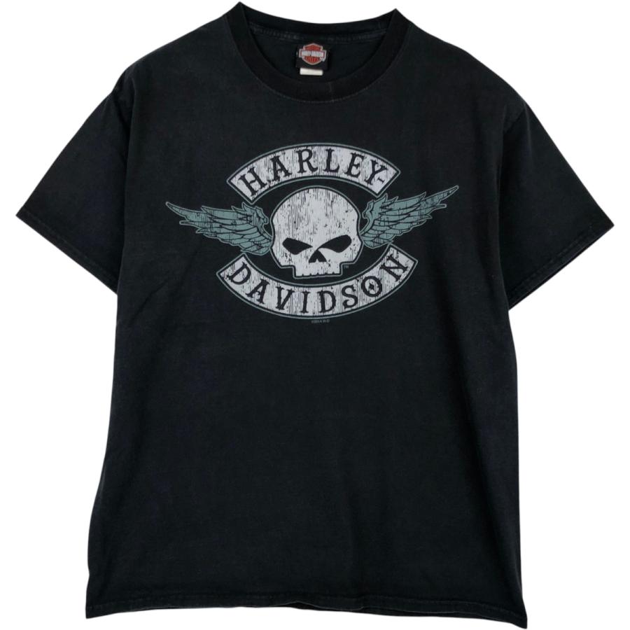 古着 ハーレーダビッドソン Harley-Davidson ドクロ柄 スカル柄 スカル 