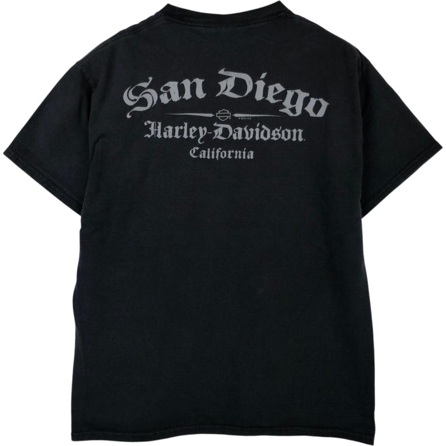 古着 ハーレーダビッドソン Harley-Davidson ドクロ柄 スカル柄 スカル 
