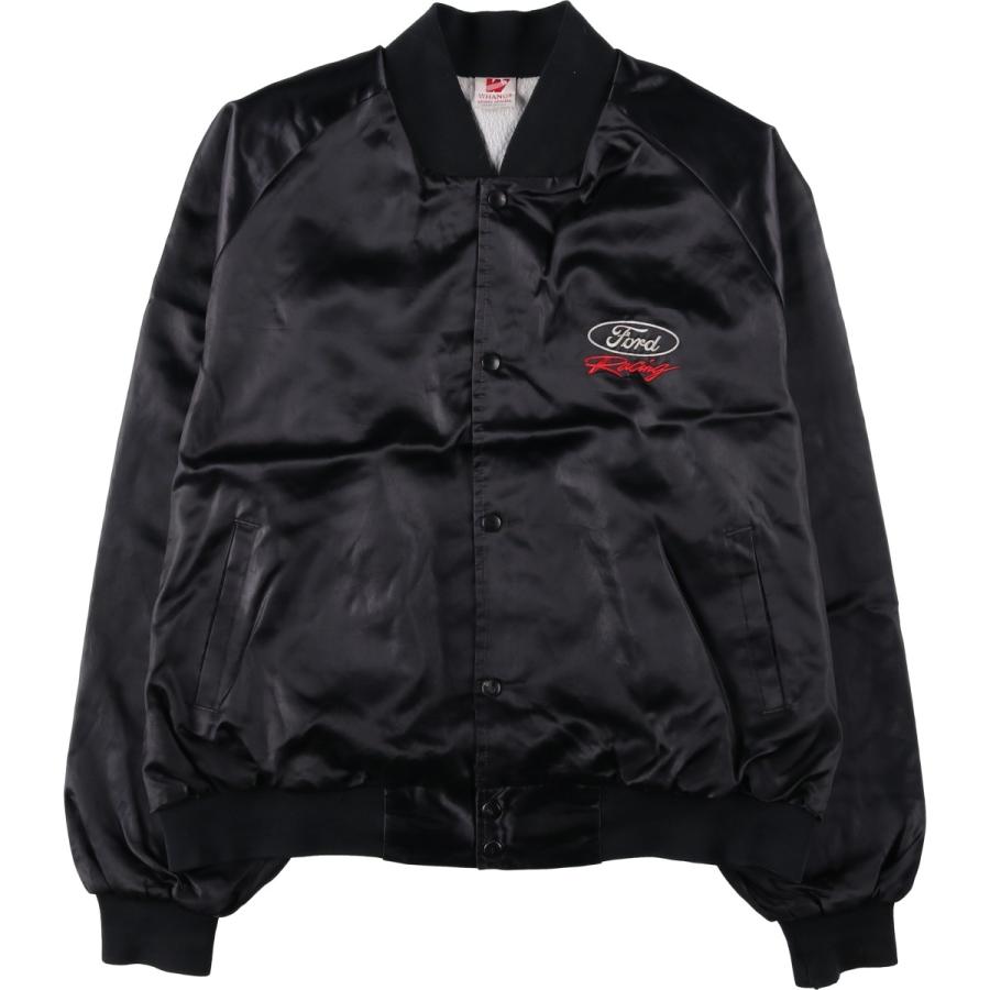 古着 90年代 WHANG Ford Racing フォードレーシング ナイロンスタジャン アワードジャケット バーシティジャケット USA製 メンズXL相当 ヴィンテージ/eaa648905 古着 90年代 WHANG フォードレーシング ナイロンスタジャン アワード