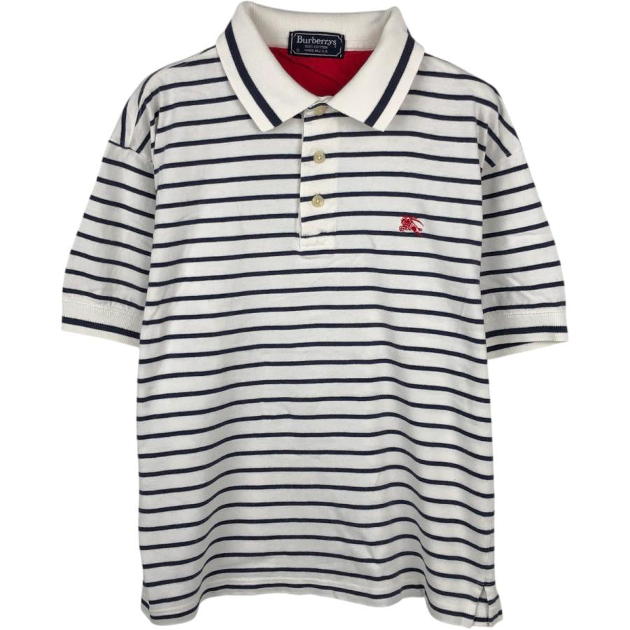 BURBERRY（バーバリー） 古着 Burberry's 半袖 ボーダー ポロシャツ