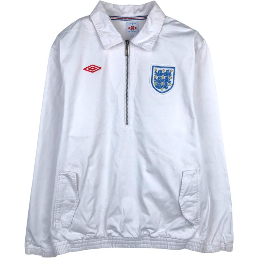 umbro（アンブロ） 古着 イングランド代表 襟付き ハーフジップ 