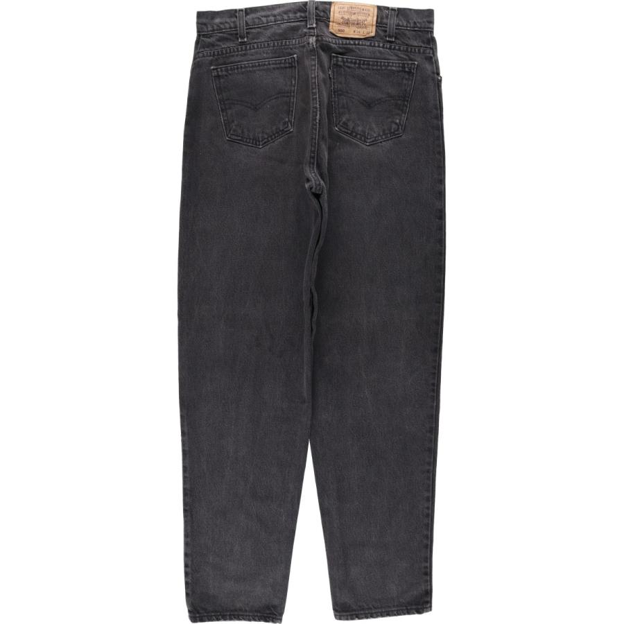 古着 リーバイス Levi's 550 ブラックデニム テーパードデニムパンツ USA製 メンズw34相当 ヴィンテージ/eaa649116 Levi's（リーバイス） 古着 Levi's 550 ブラックデニム テーパード