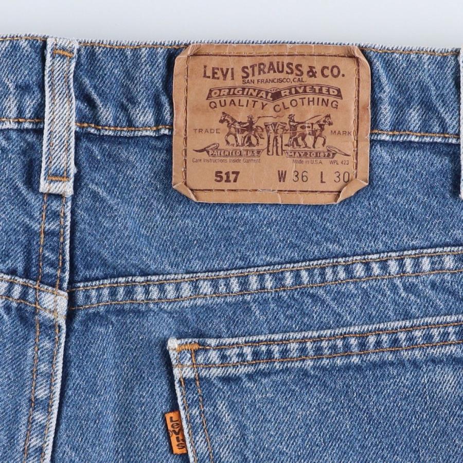 【USA製】 90s Levis 517 ブーツカット 34×36 オレンジタブ Levi's（リーバイス） 古着 90年代 Levi's 517 オレンジタブ ブーツ
