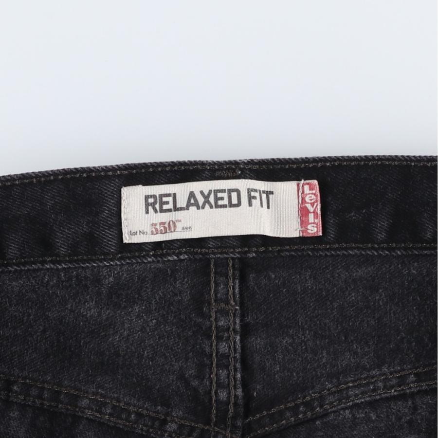 Levi's（リーバイス） 古着 Levi's 550 RELAXED FIT ブラックデニム