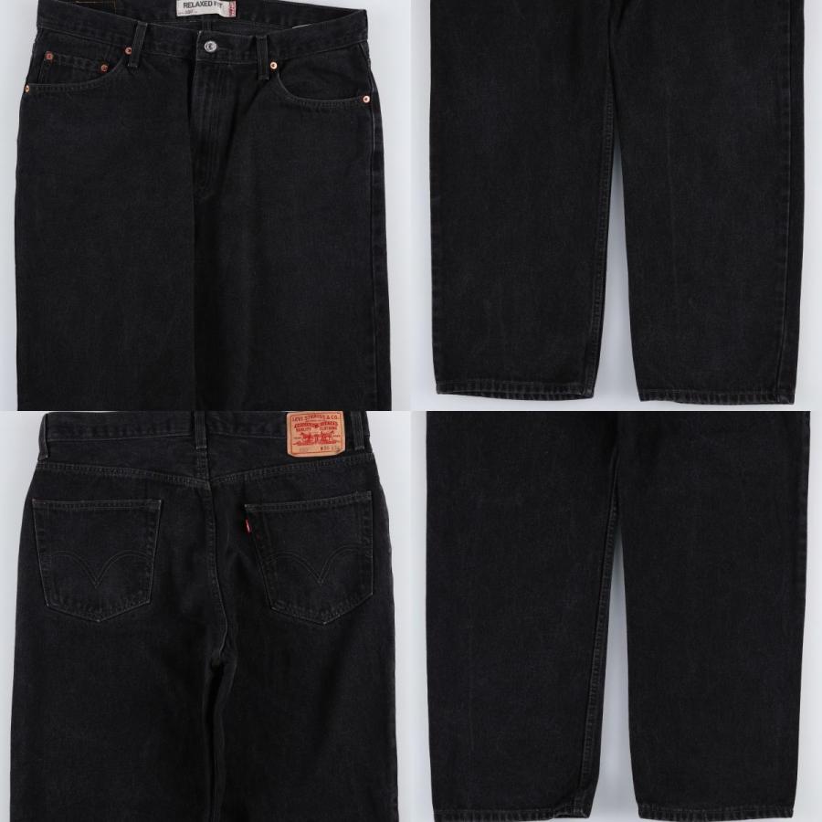 古着 リーバイス Levi's 550 RELAXED FIT ブラックデニム テーパードデニムパンツ メンズw37相当/eaa649182 Levi's（リーバイス） 古着 Levi's 550 RELAXED FIT ブラックデニム
