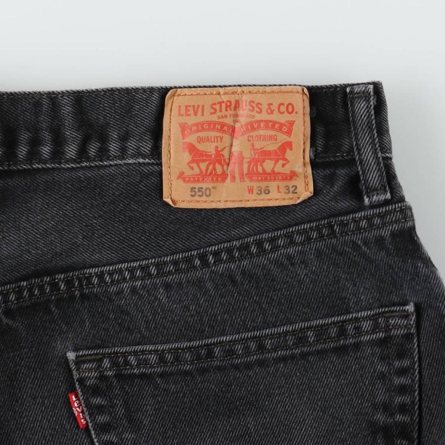 Levi's（リーバイス） 古着 Levi's 550 ブラックデニム テーパード
