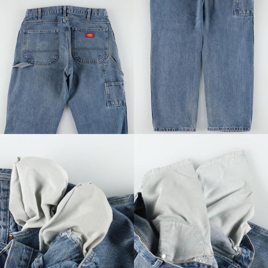 Dickies（ディッキーズ） 古着 デニムペインターパンツ メンズw33相当