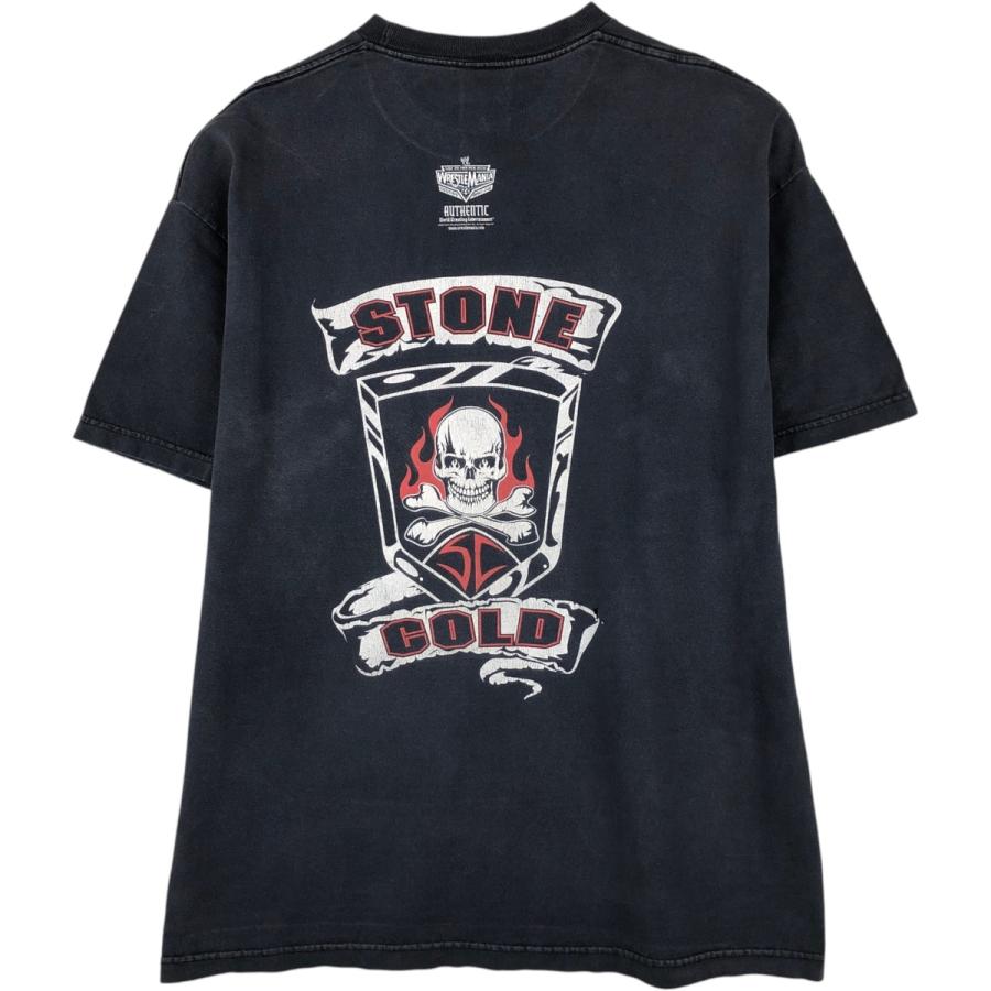 古着 00年代 WWE ストーンコールドスティーブオースチン ドクロ柄